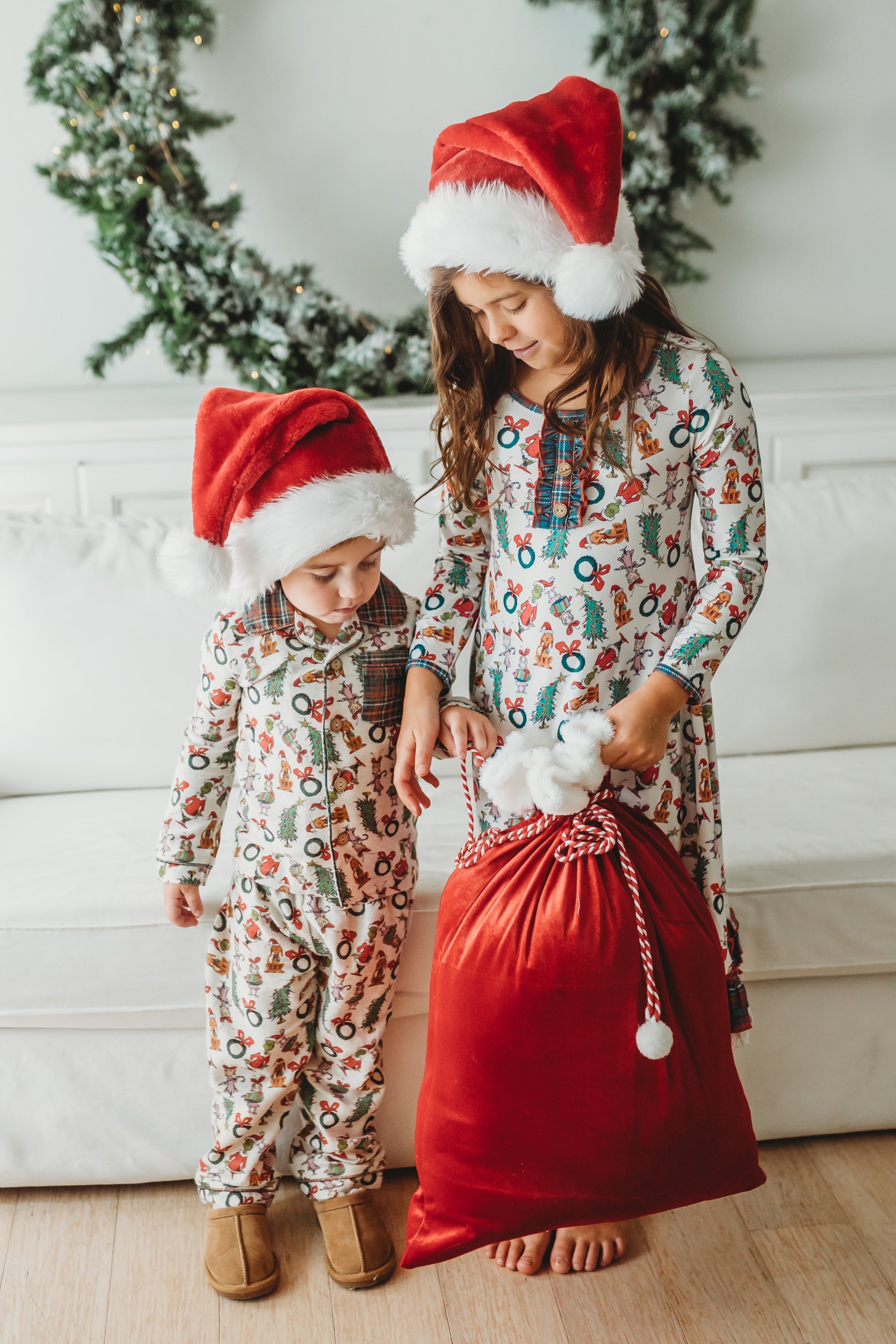 Boy's Flannel Loungewear Set - Grinchmas (Pre-Order)
