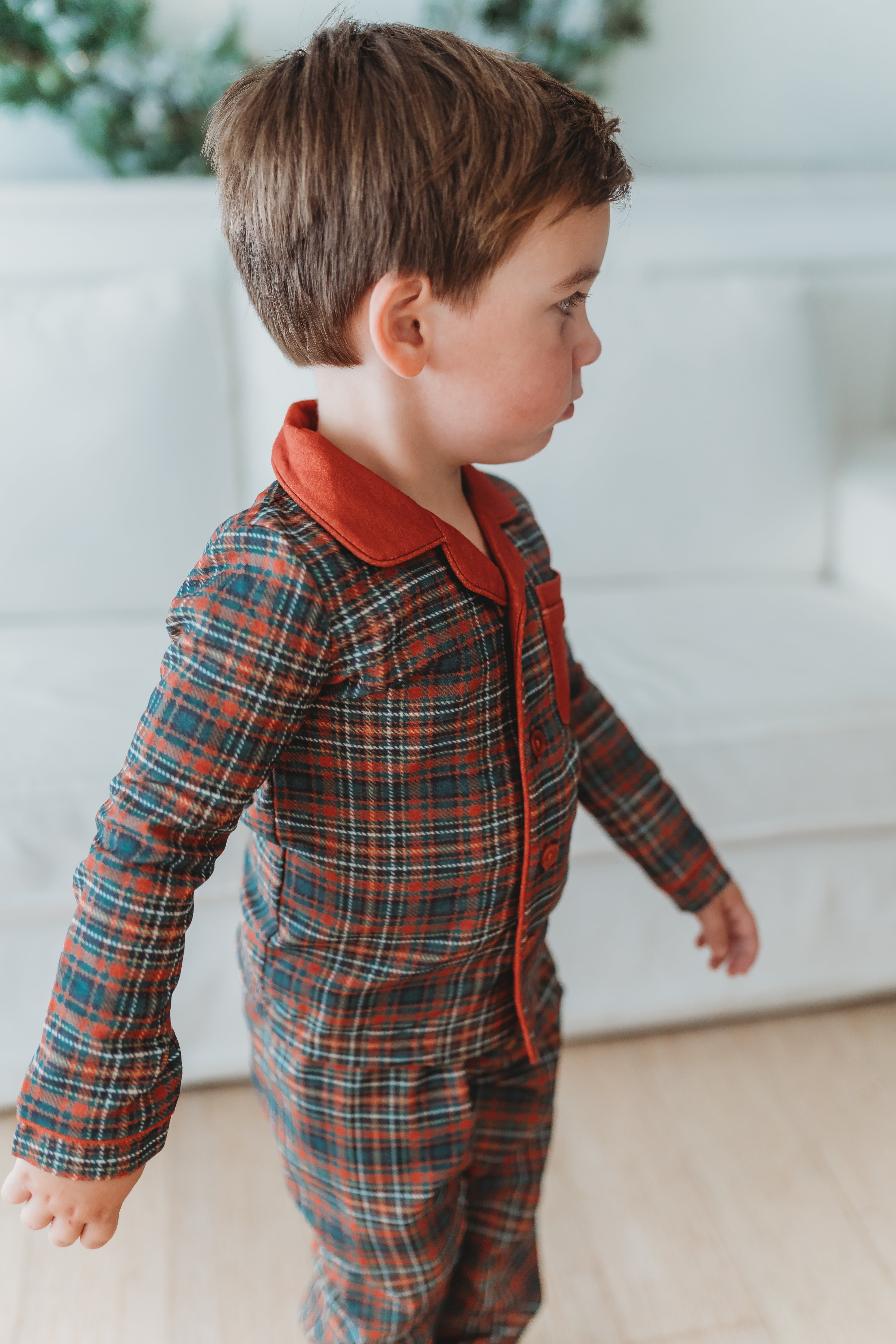 Boy's Flannel Loungewear Set - Snowberry (Pre-Order)