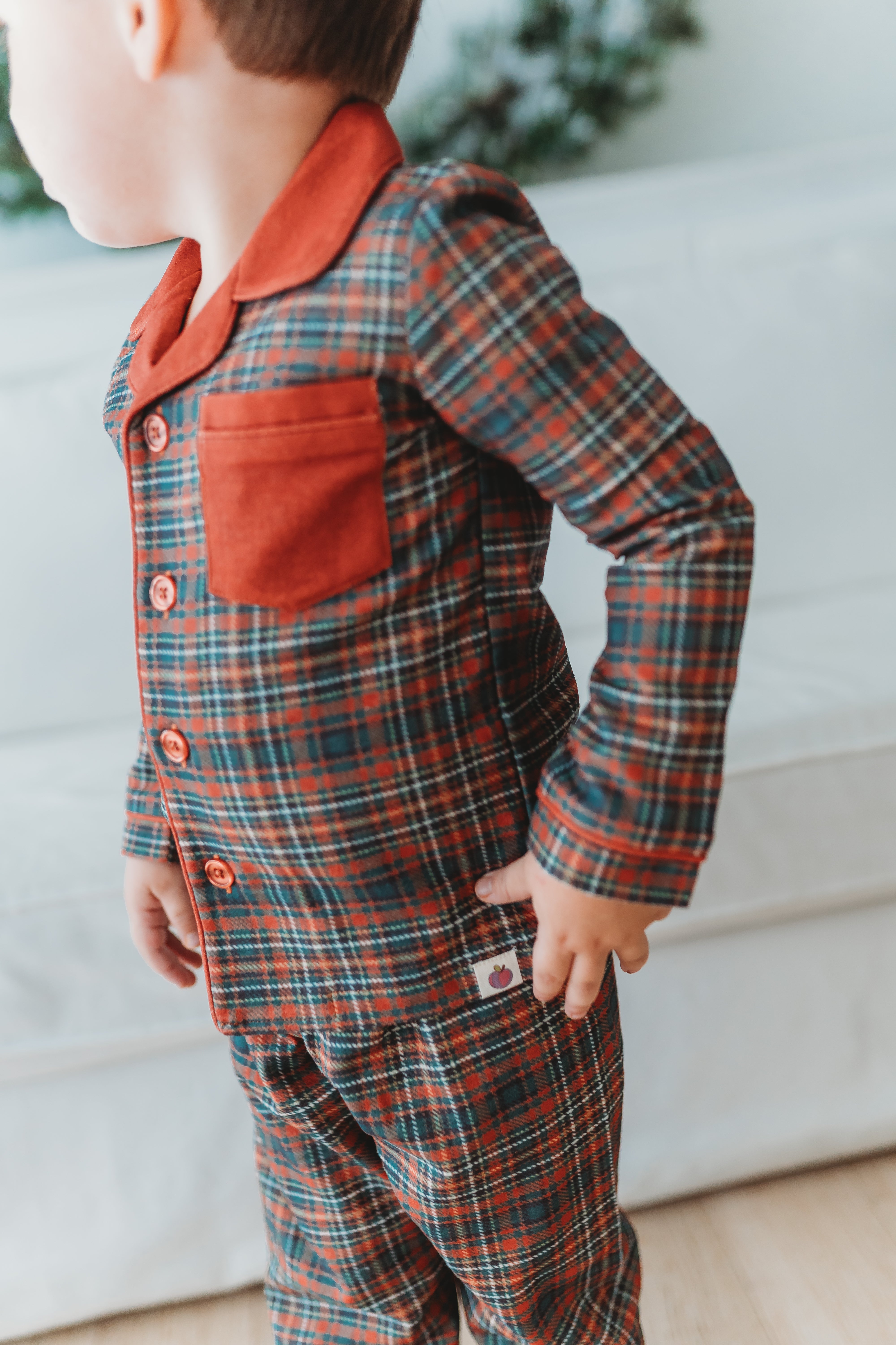 Boy's Flannel Loungewear Set - Snowberry (Pre-Order)