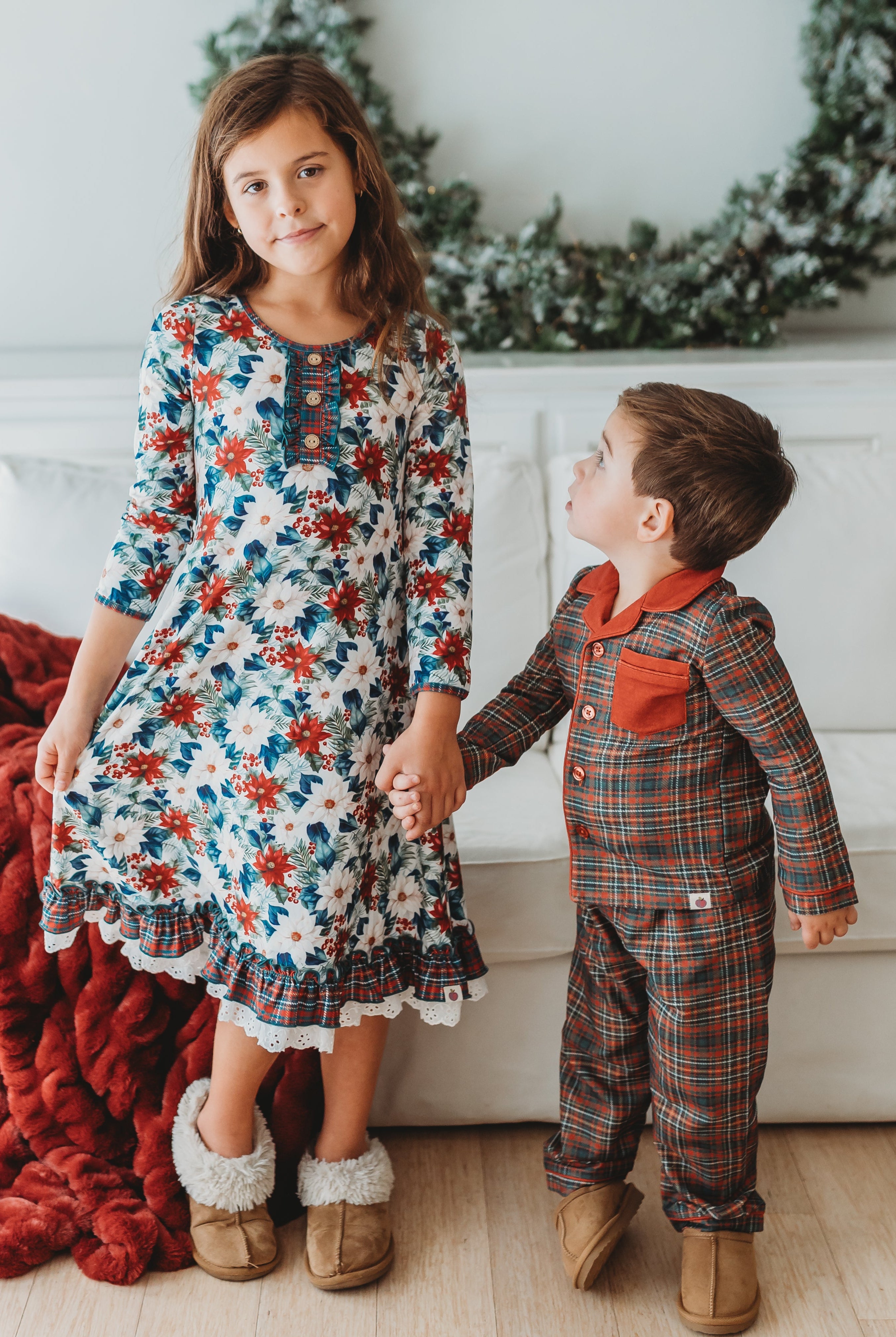 Boy's Flannel Loungewear Set - Snowberry (Pre-Order)