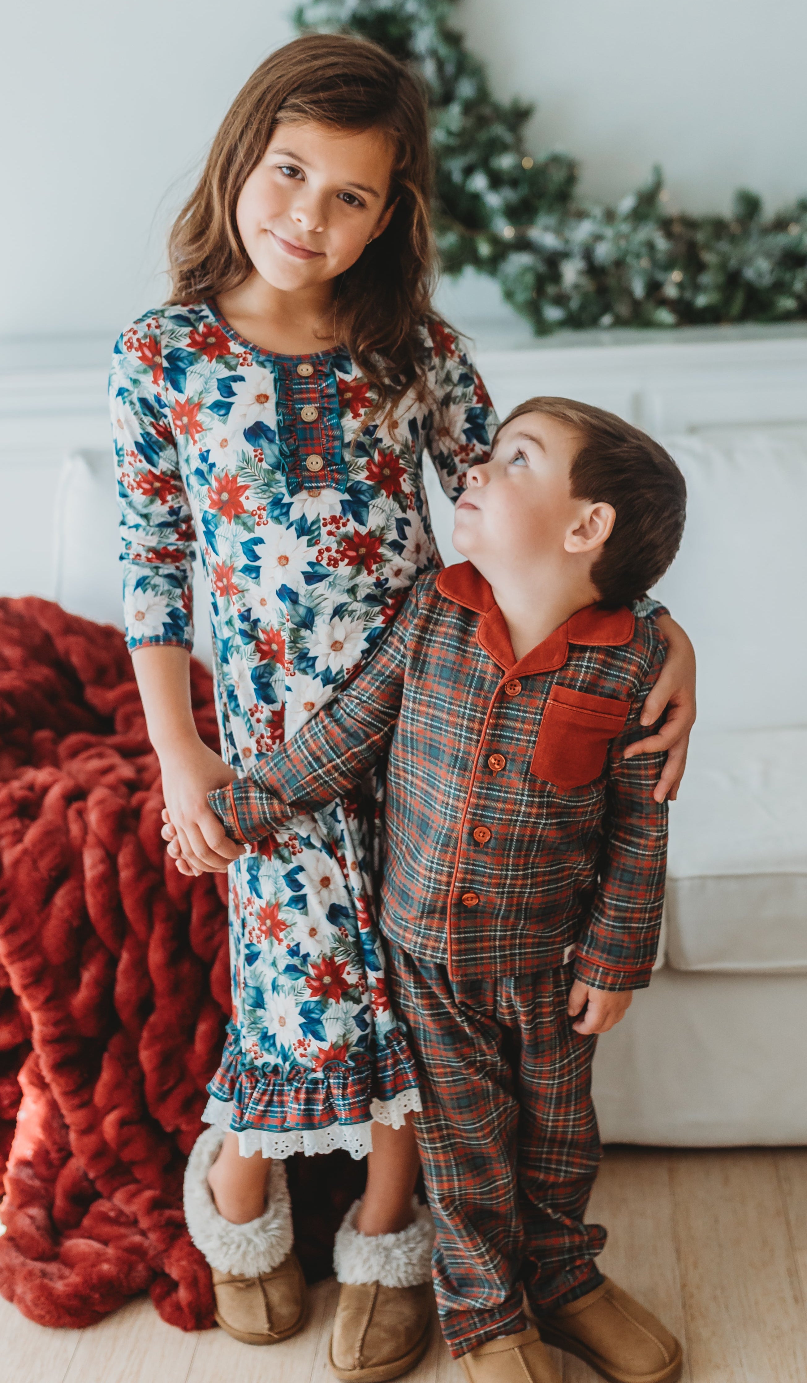 Boy's Flannel Loungewear Set - Snowberry (Pre-Order)