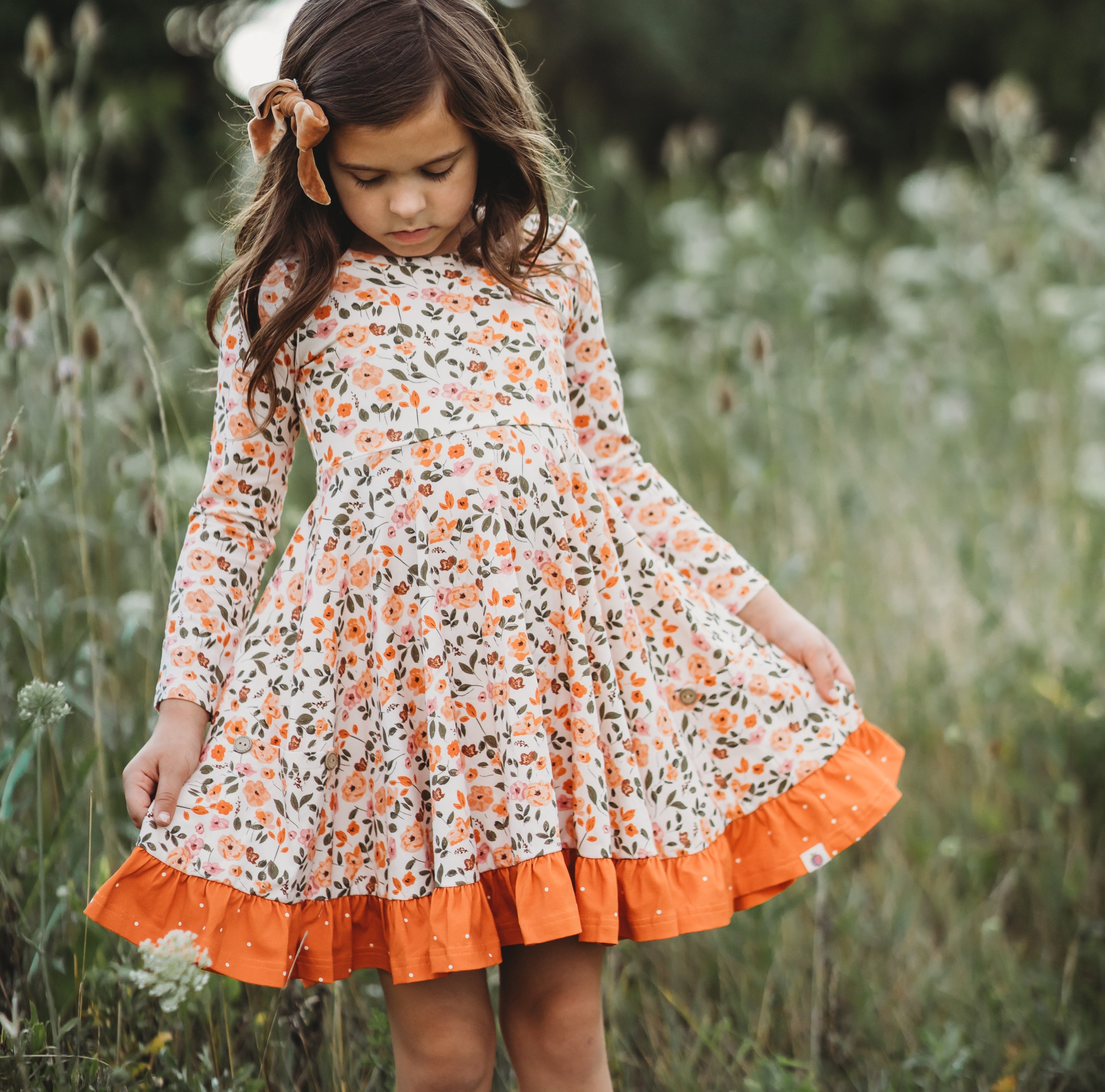 Elara Knit Dress - Harvest Bloom