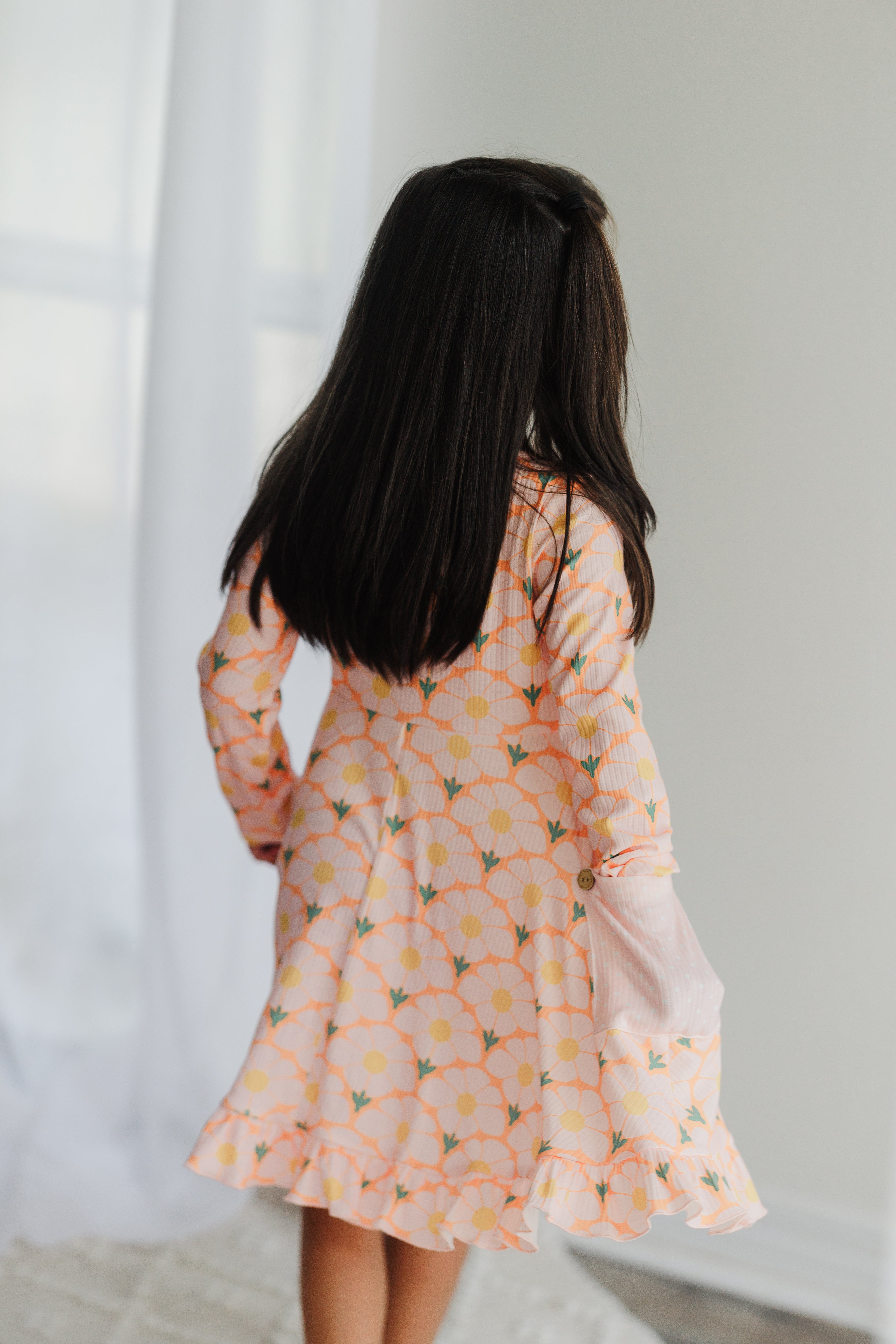 Elara Knit Dress - Flower Era