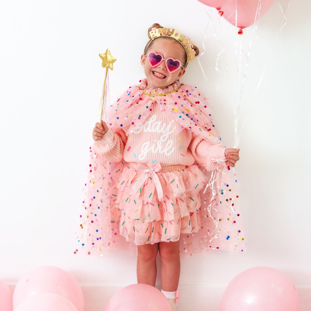 Sweet Wink Sweater - Birthday Girl Sprinkle