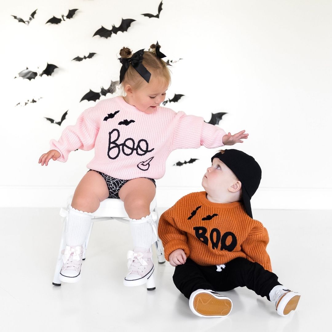 Sweet Wink Sweater - Boo Bat Knit