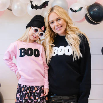 Women's Boo Halloween Sweatshirt