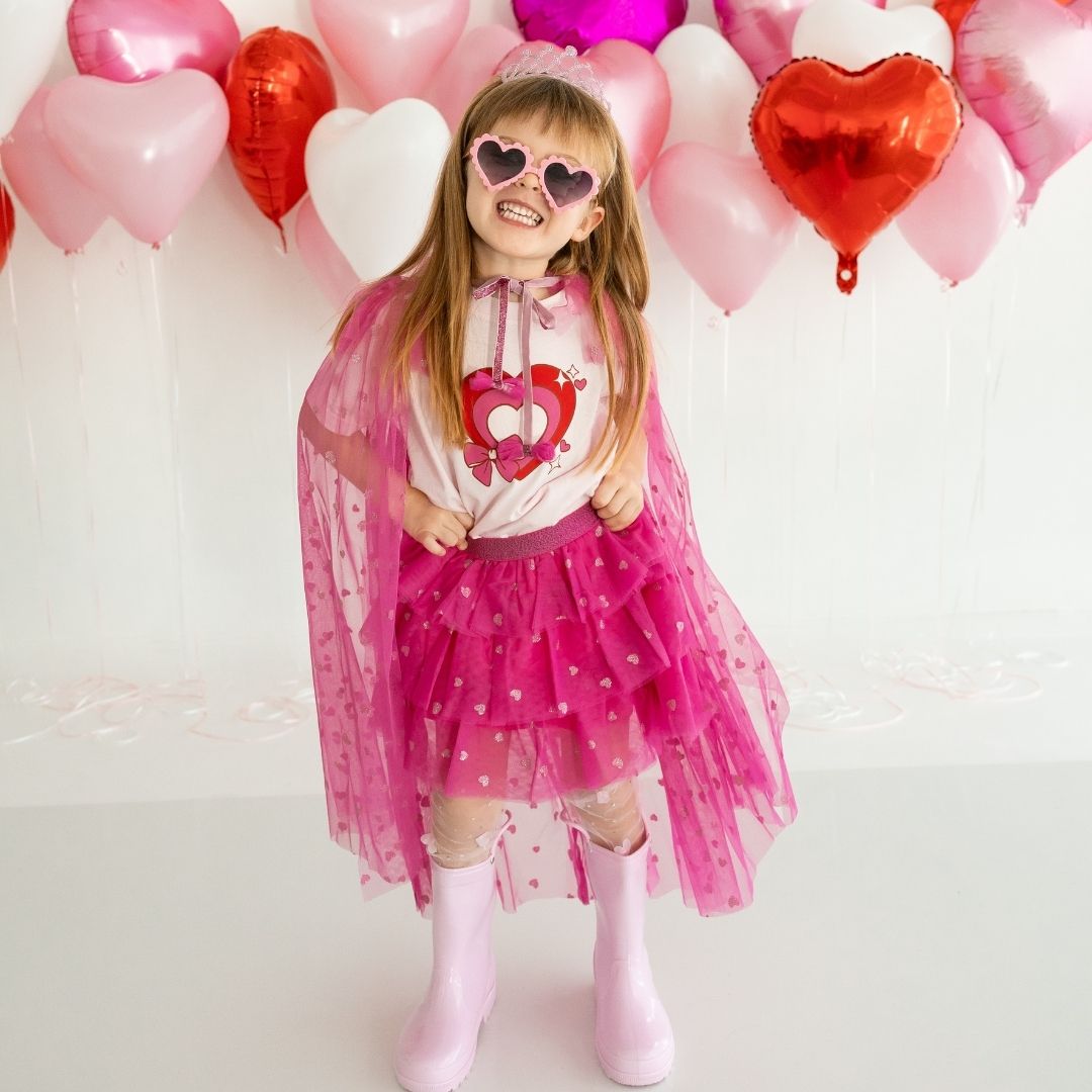 Sweet Wink Heart Petal Tutu
