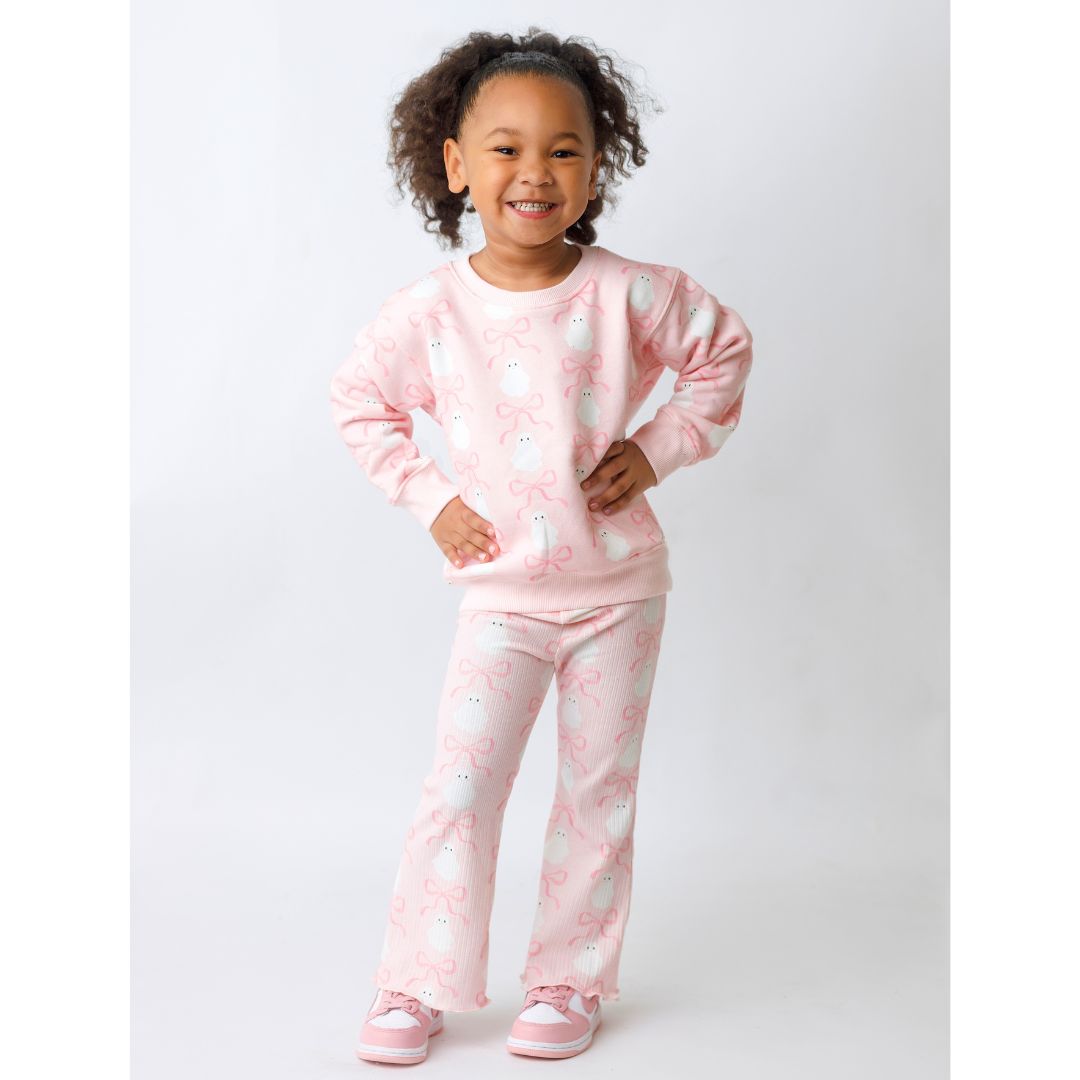 Sweet Wink Sweatshirt- Coquette Ghost