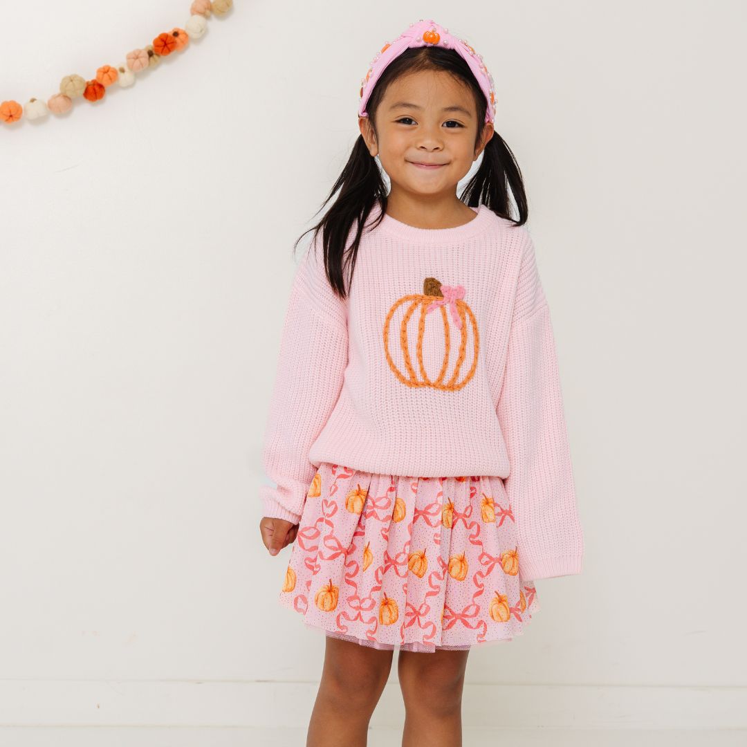 Sweet Wink Tutu - Pumpkin Trellis