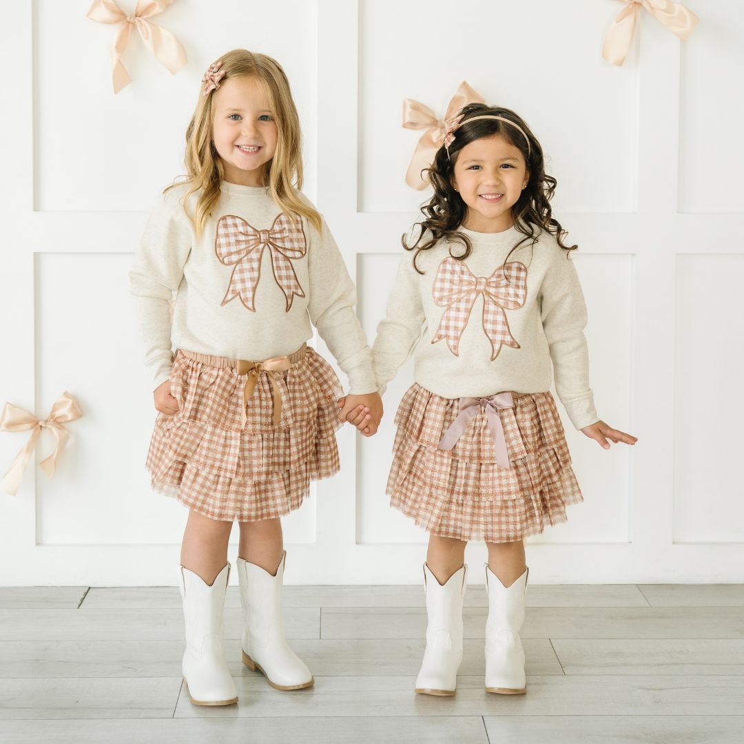 Sweet Wink Tutu - Gingham Tulle Tiered