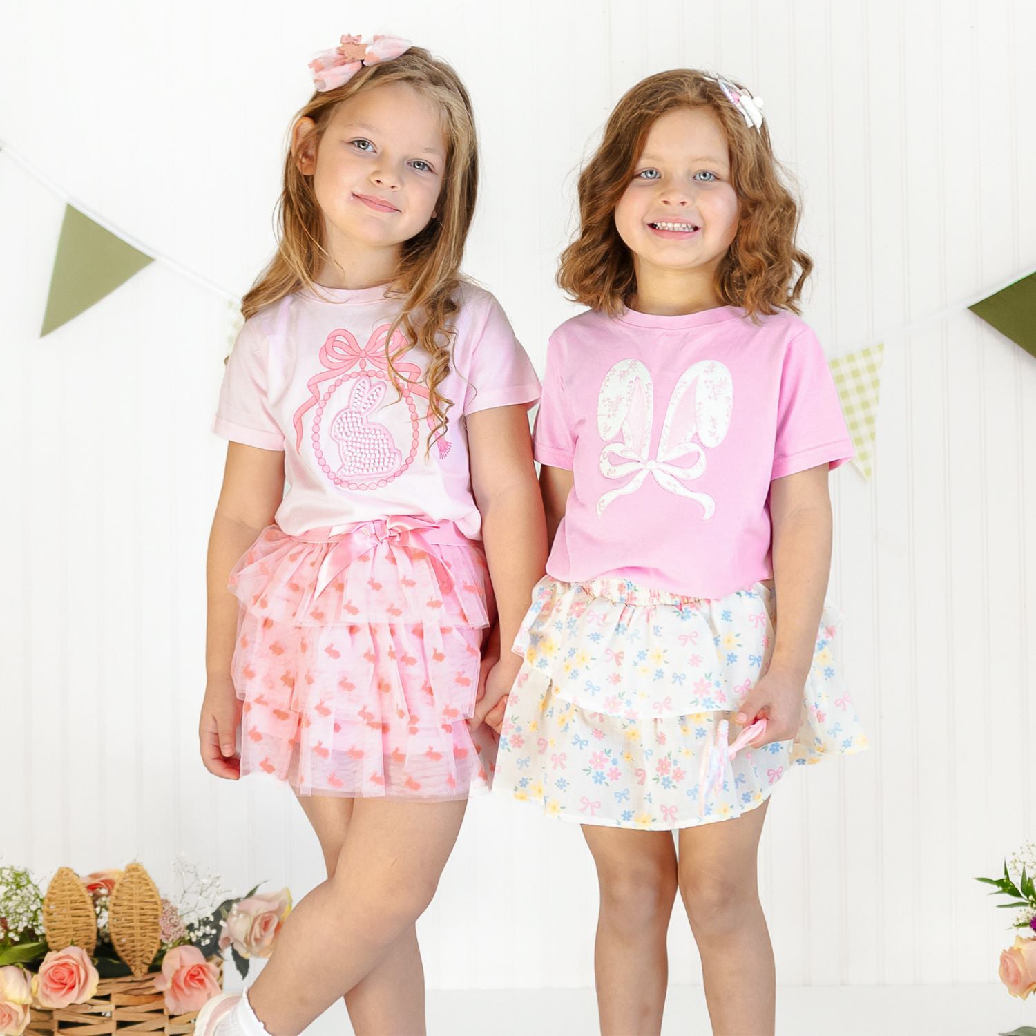 Sweet Wink Tiered Tutu - Honey Bunny Easter