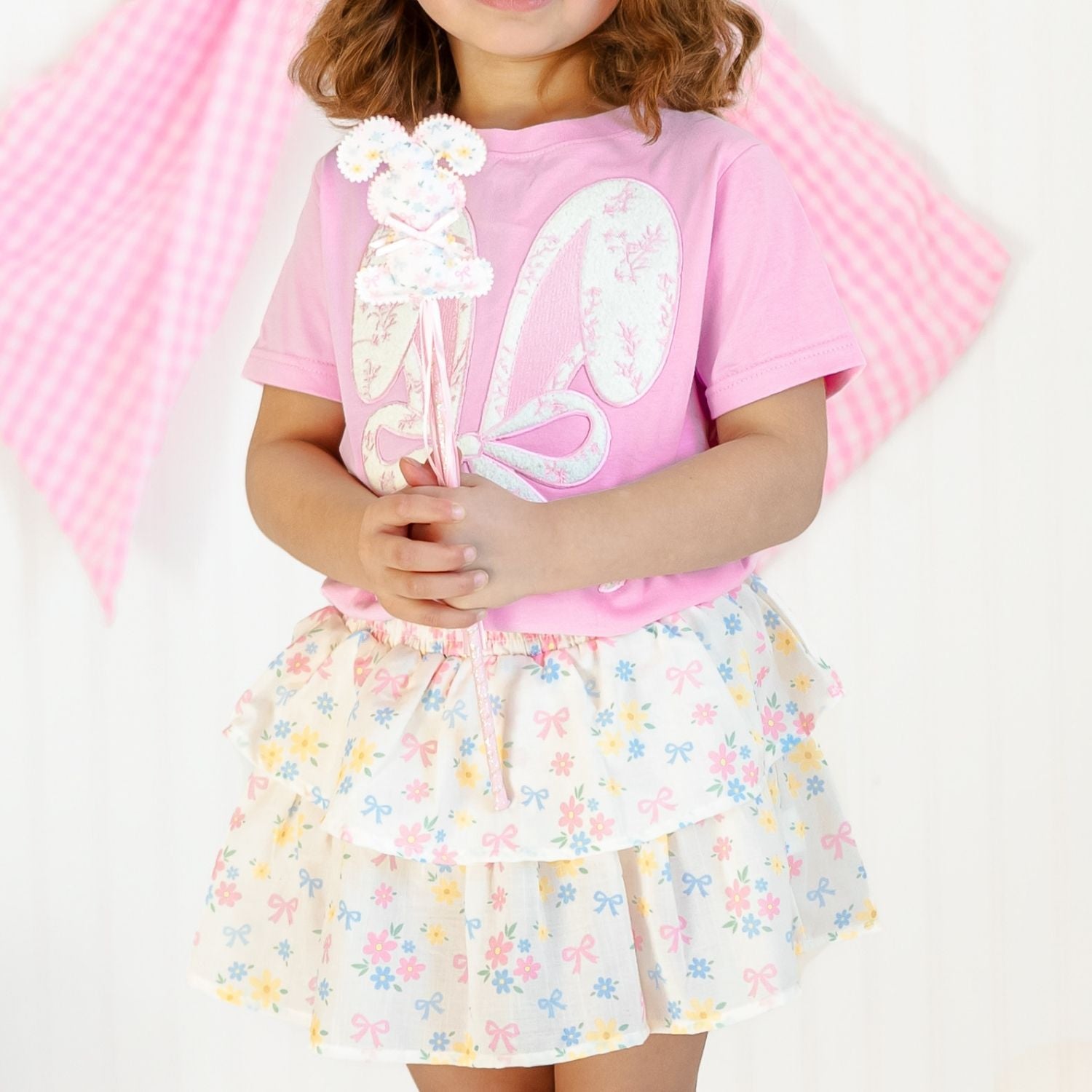 Sweet Wink Shirt - Lace Bunny Bow Patch