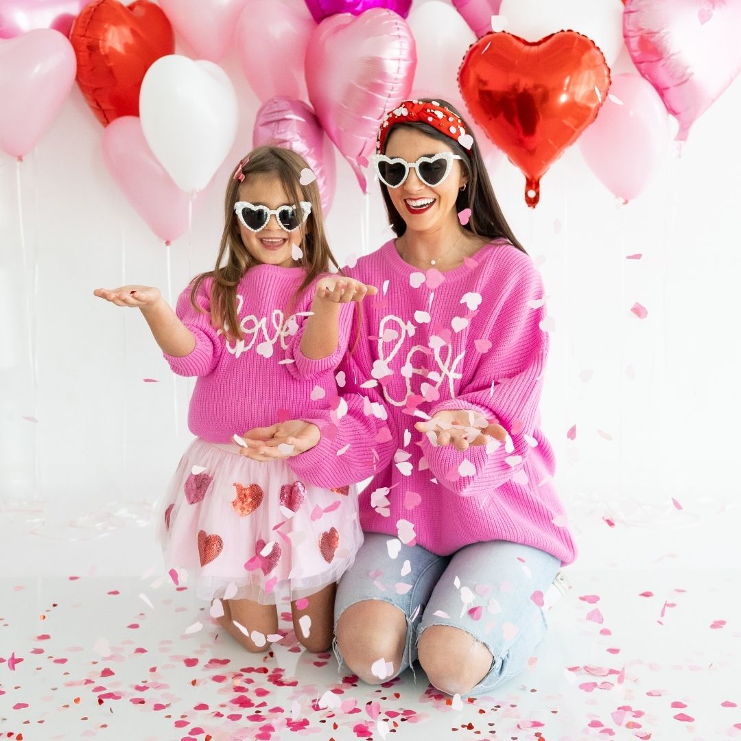 Sweet Wink Sequin Heart Tutu
