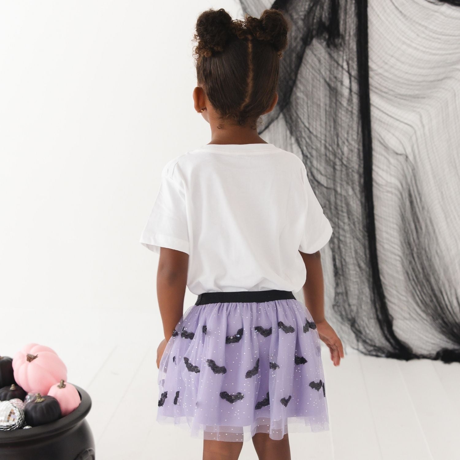 Sweet Wink Sequin Bat Halloween Tutu