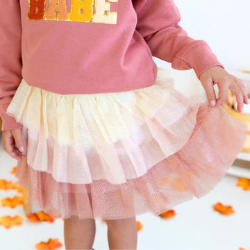 Sweet Wink Boho Blush Petal Tutu