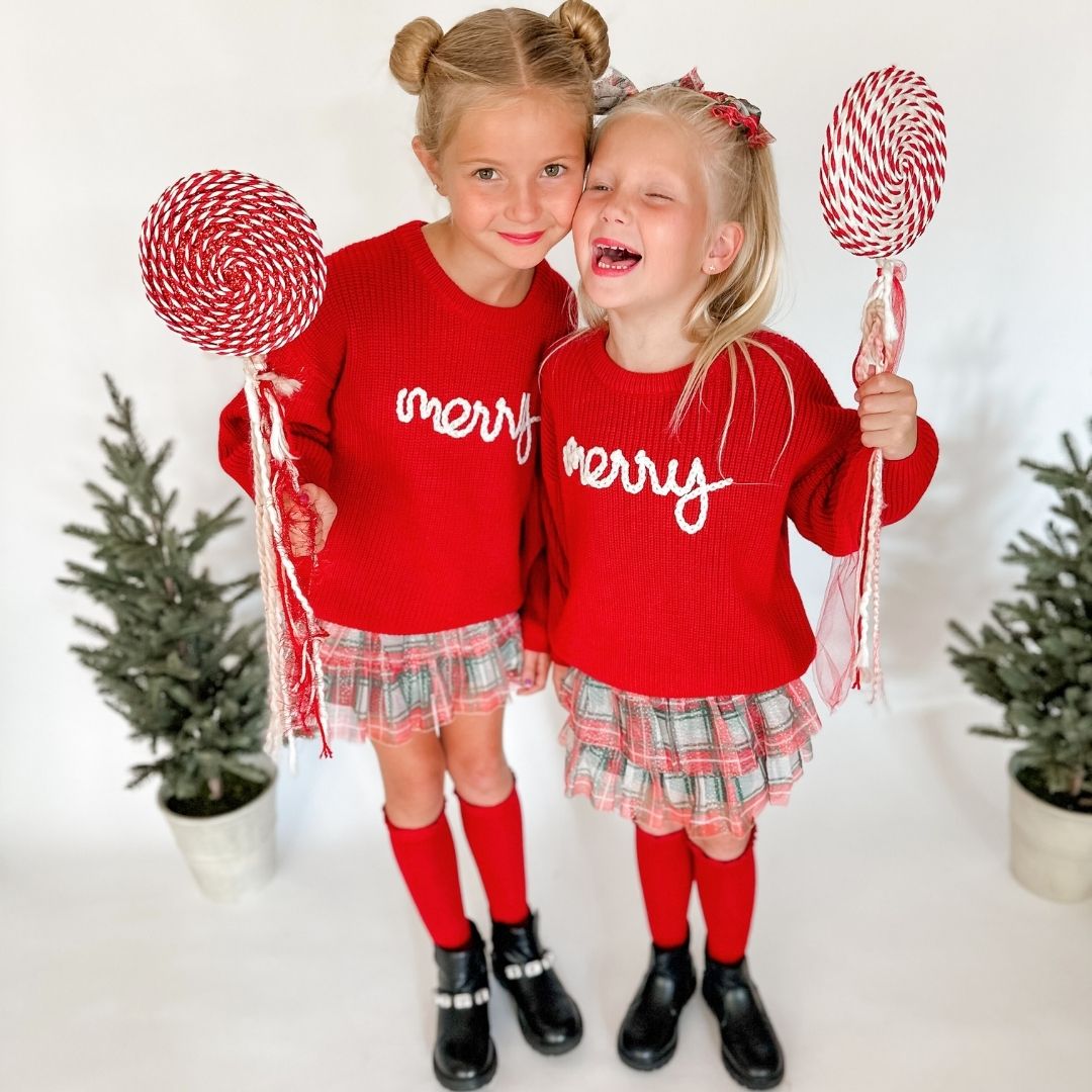 Sweet Wink Tiered Tutu - Christmas Plaid