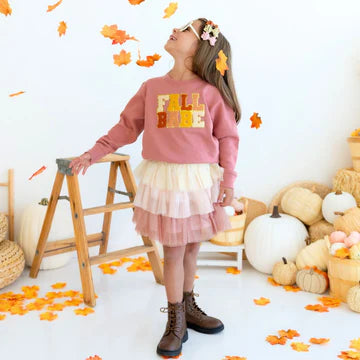 Sweet Wink Sweater -Fall Babe Patch Sweatshirt