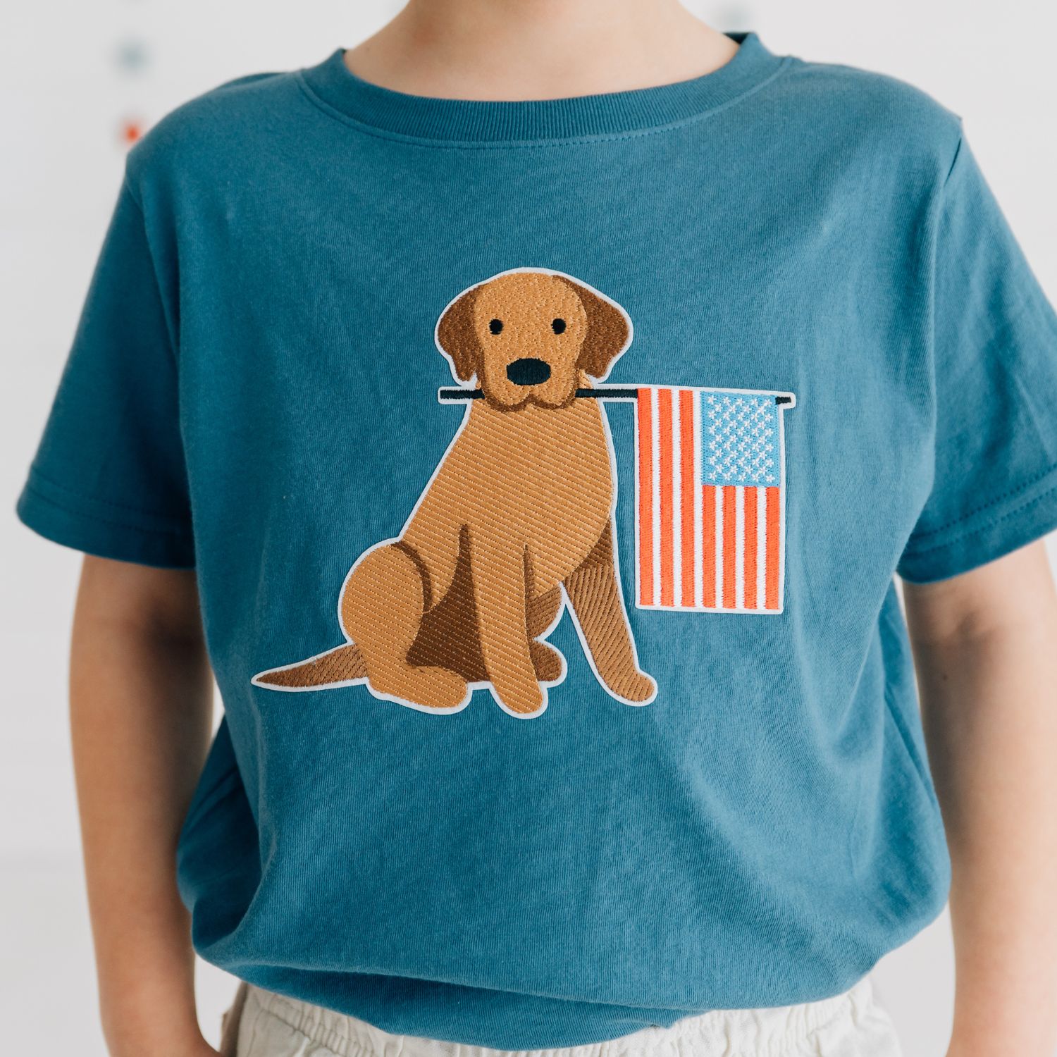 Sweet Wink Shirt - Patriotic Pup