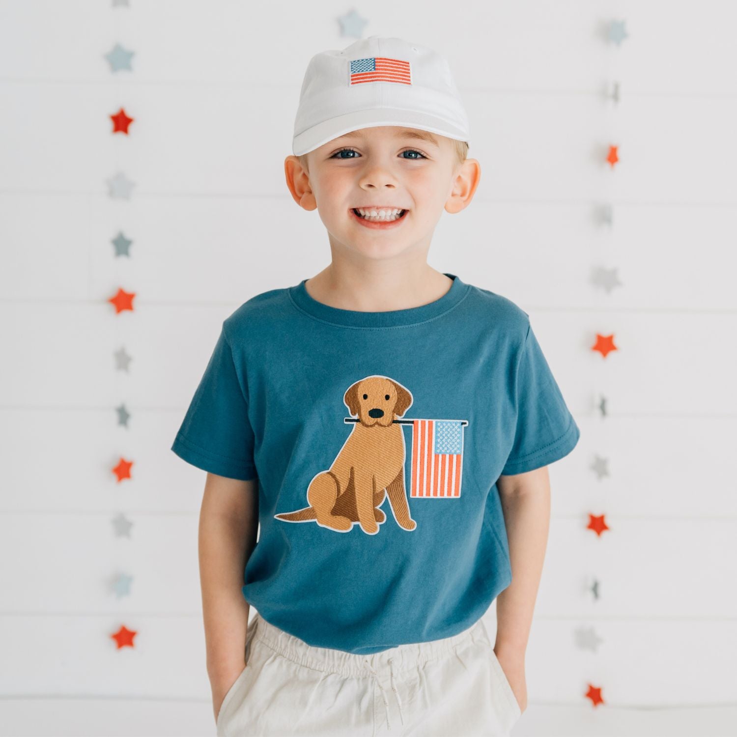 Sweet Wink Shirt - Patriotic Pup