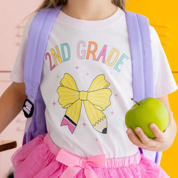 Sweet Wink Shirt - Second Grade Pencil Bow