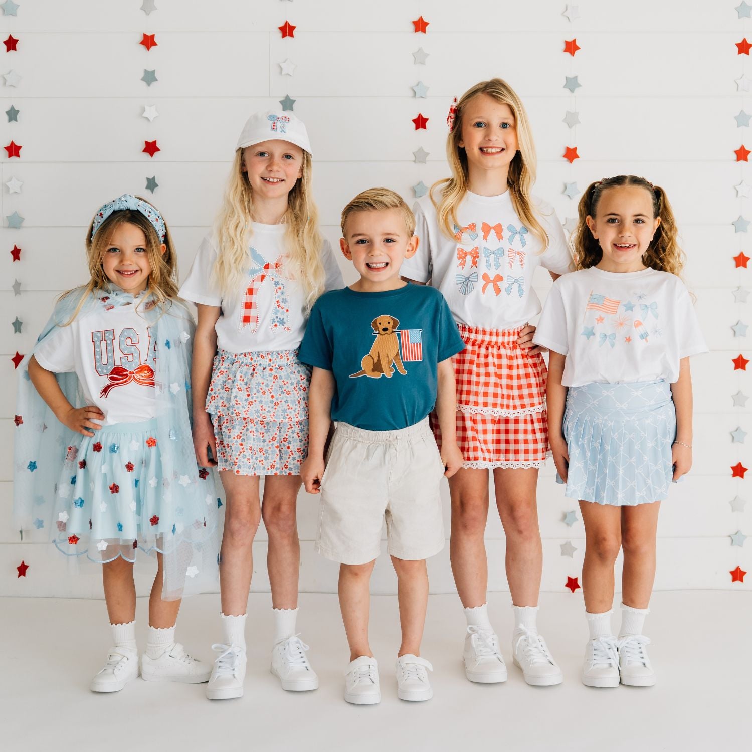 Sweet Wink Shirt - Patriotic Pup