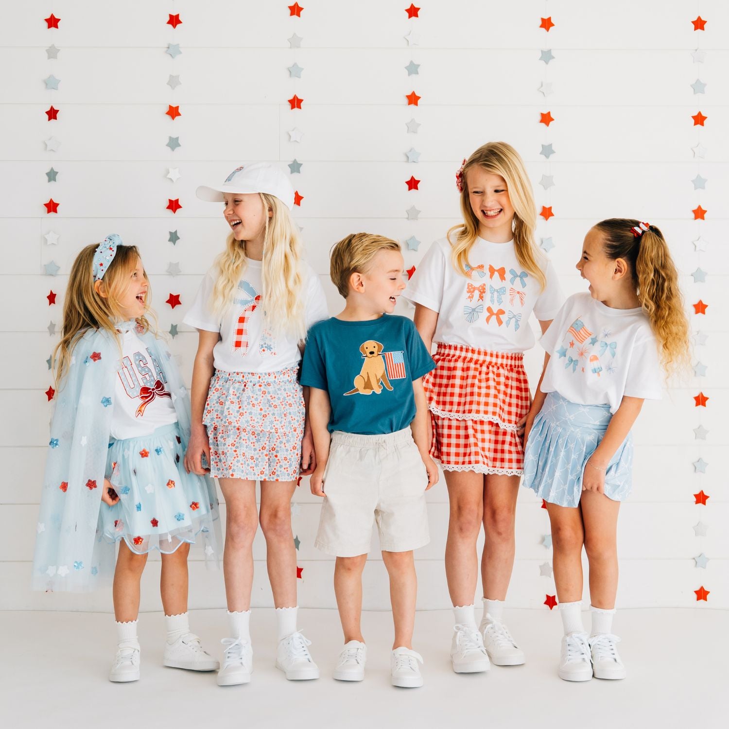 Sweet Wink Shirt - Patriotic Pup