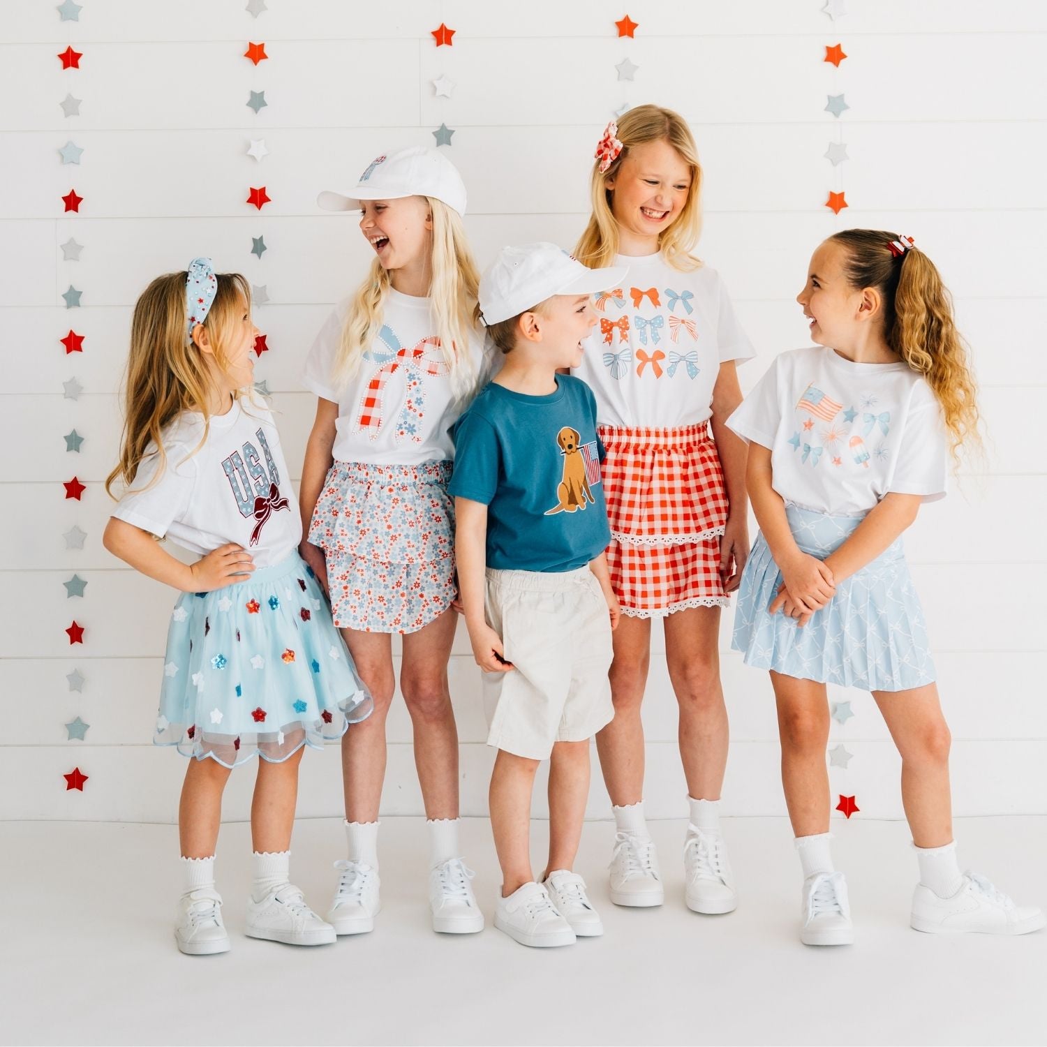 Sweet Wink Shirt - Patriotic Pup