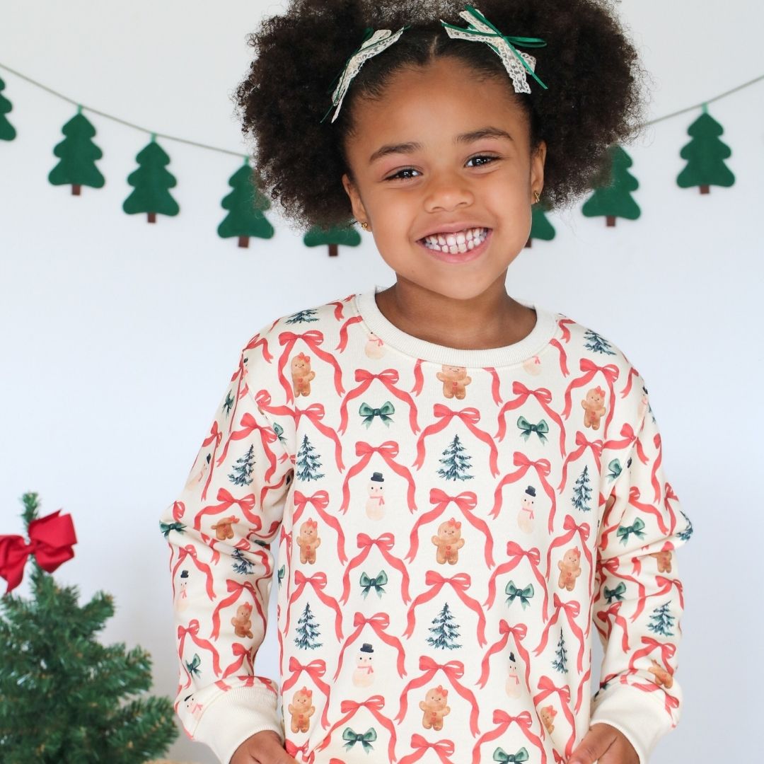 Sweet Wink Sweatshirt - Christmas Cutie