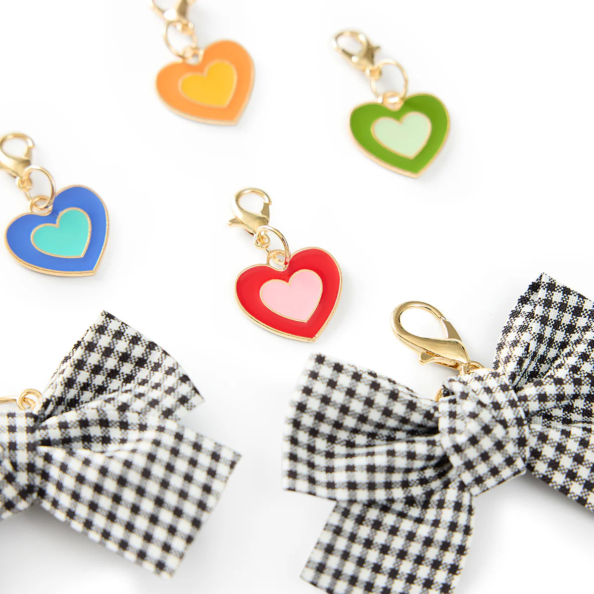 Better With A Bow Shoe Clip Set - Plaid