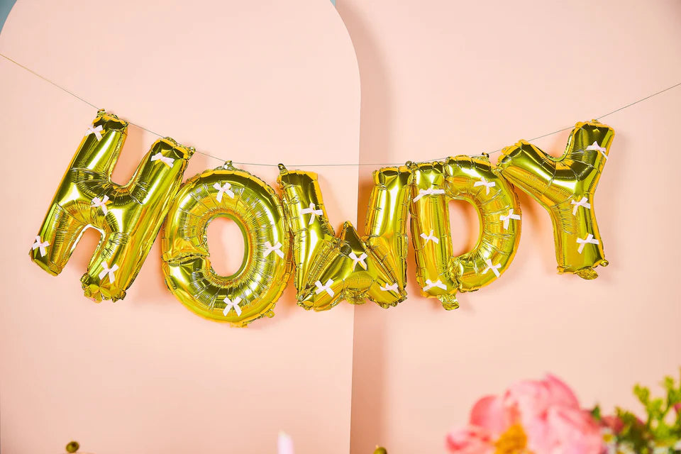 Howdy Darling Balloon Banner