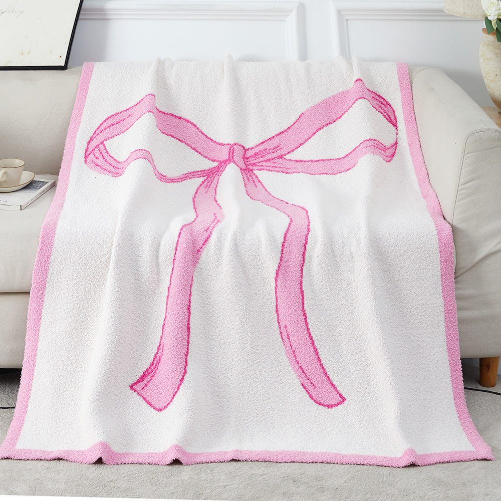 Coquette Bow Luxury Throw Blanket