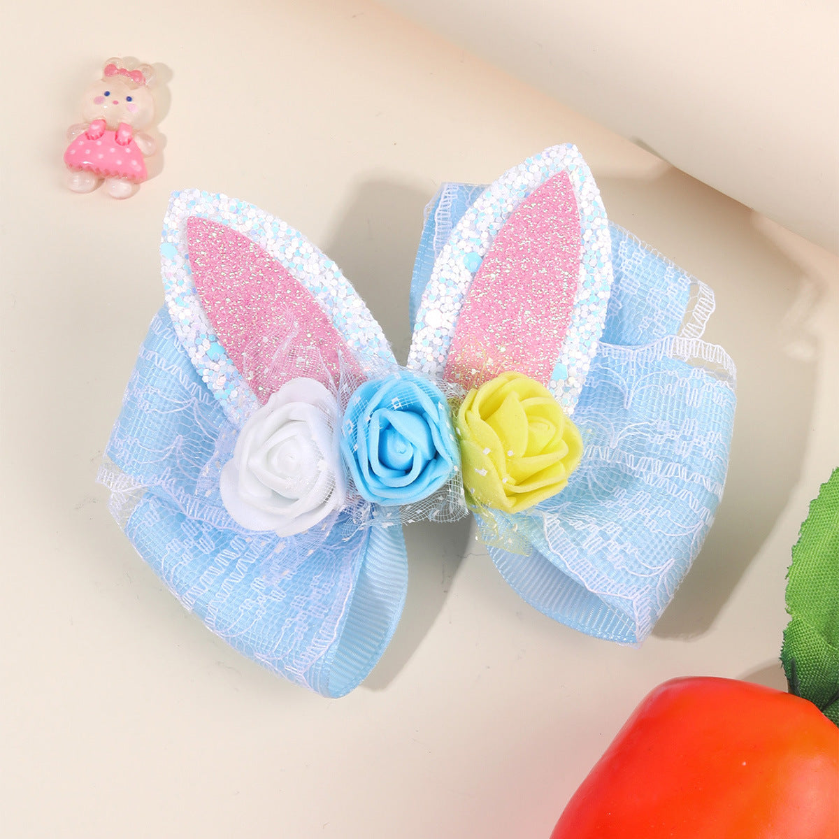 Bunny Blooms Hair Bow (multiple color options)