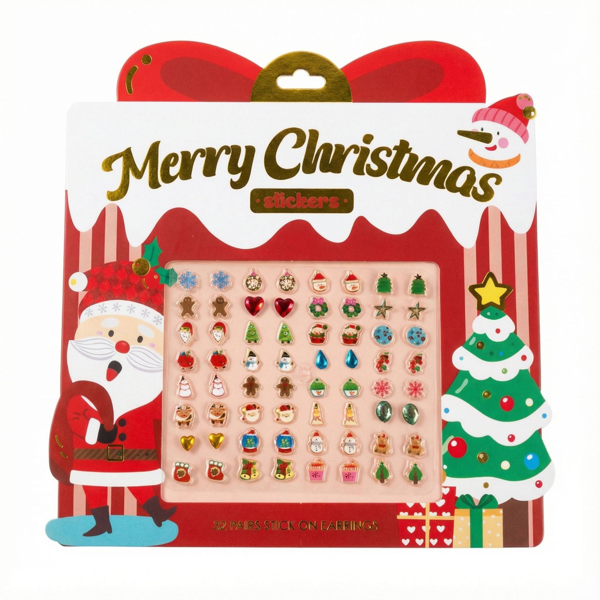 Christmas Sticker Earrings