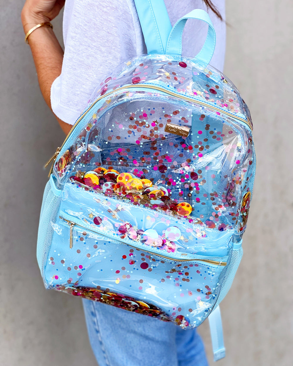 Packed Party Confetti Backpack Celebrate Confetti Cheeky Plum