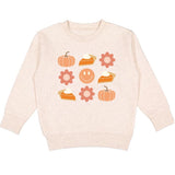 Sweet Wink Sweatshirt - Pumpkin Pie Smiley