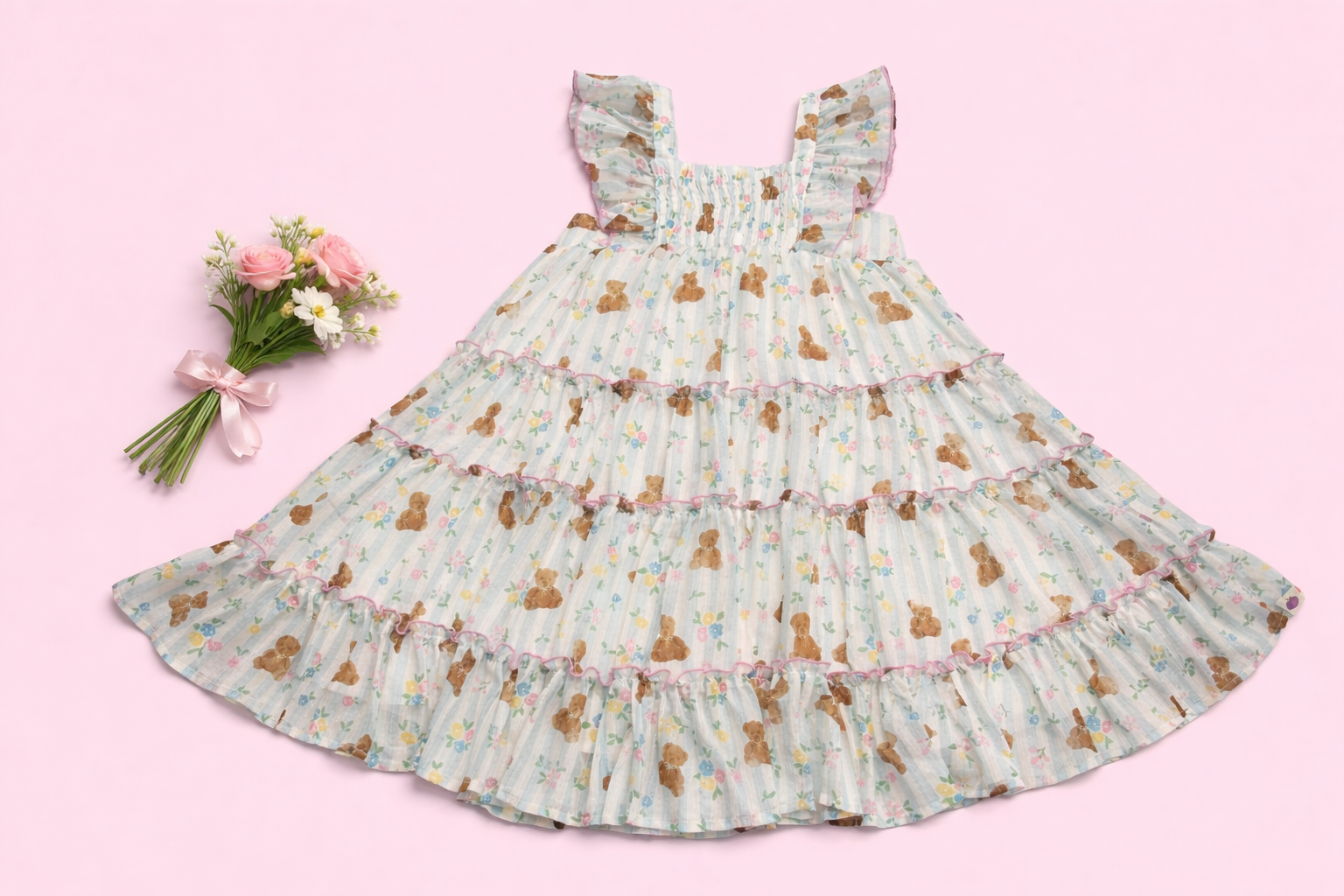 Brielle Dress - Teddy Blossom