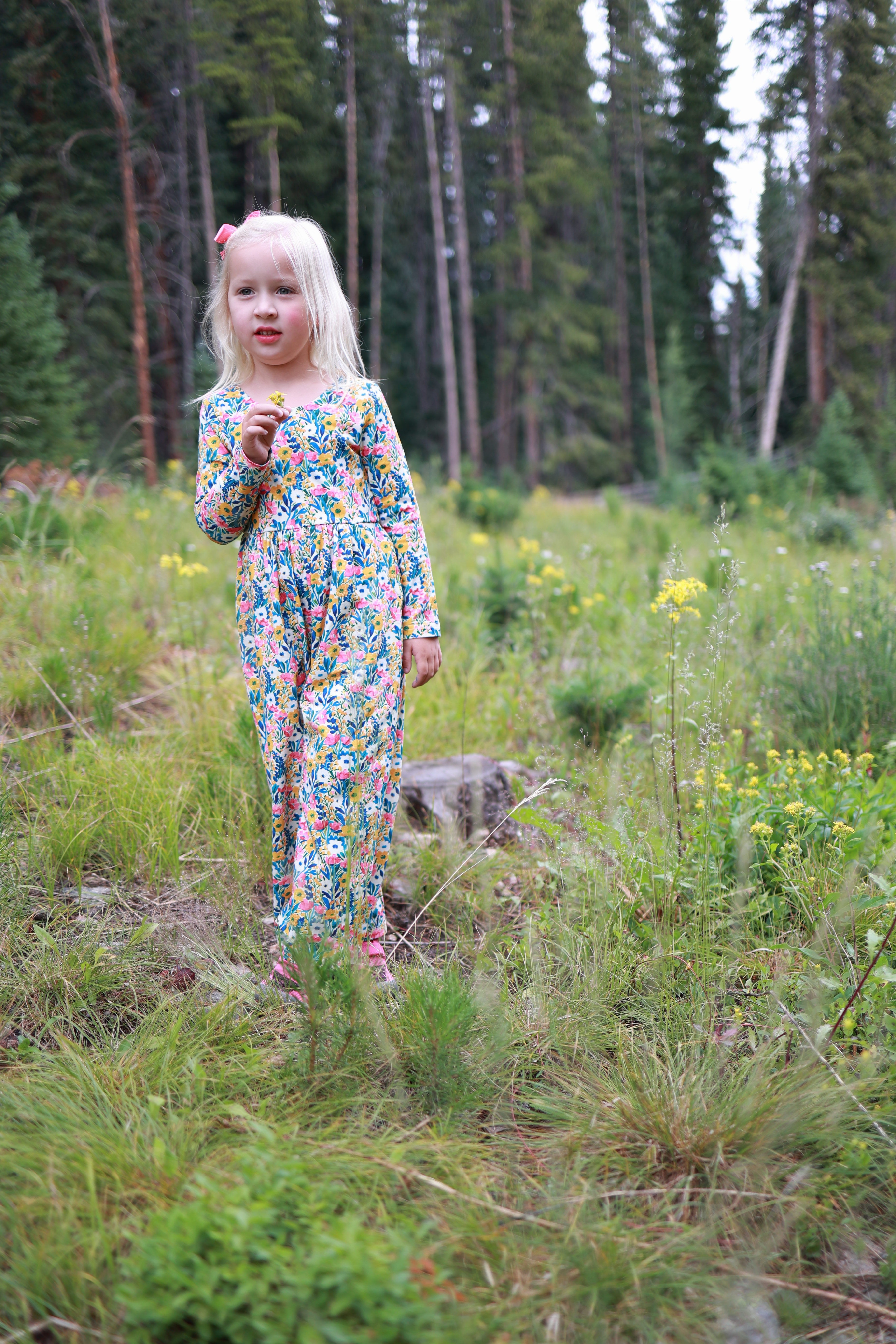 Ivy Romper - Whimsical Wildflowers