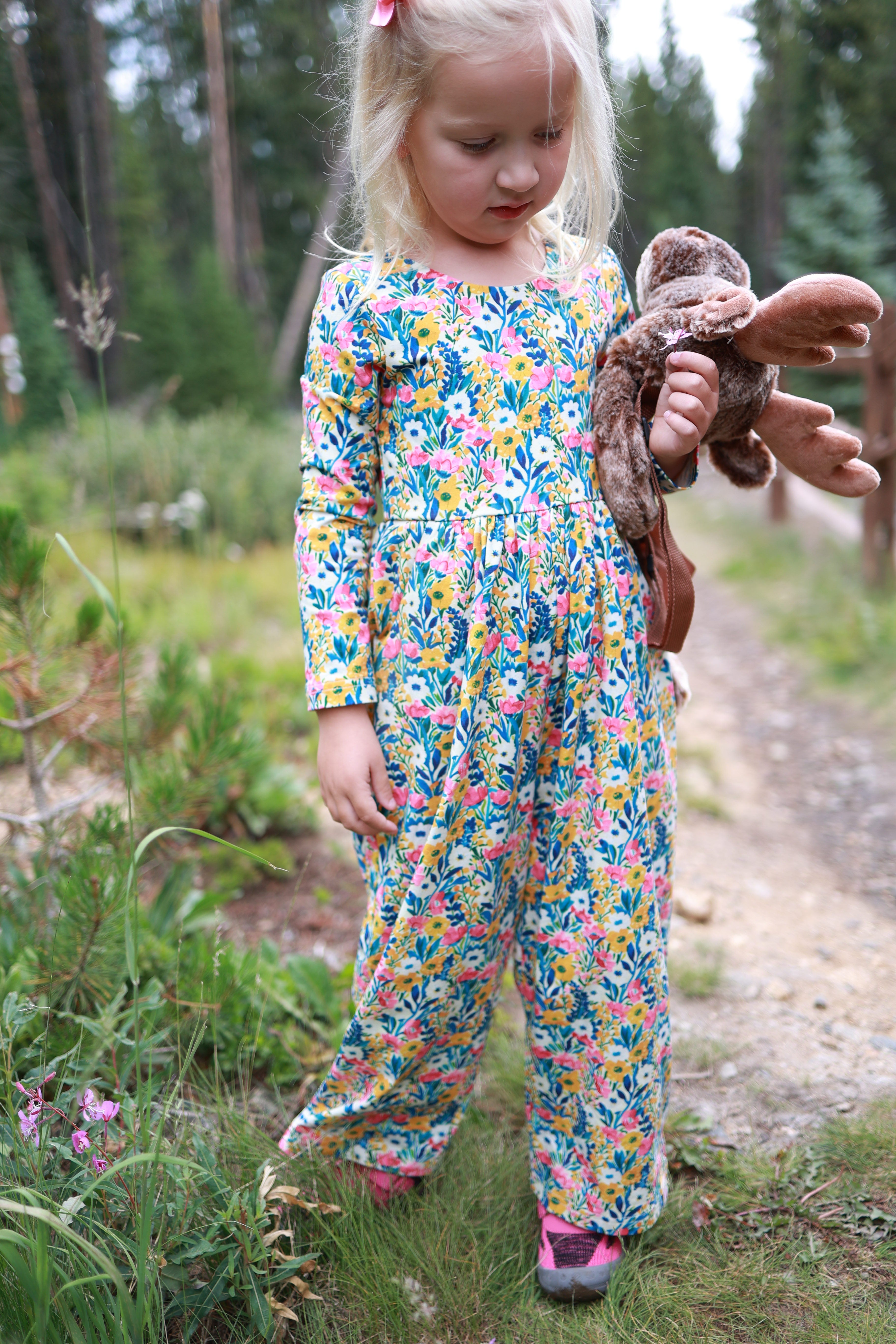 Ivy Romper - Whimsical Wildflowers