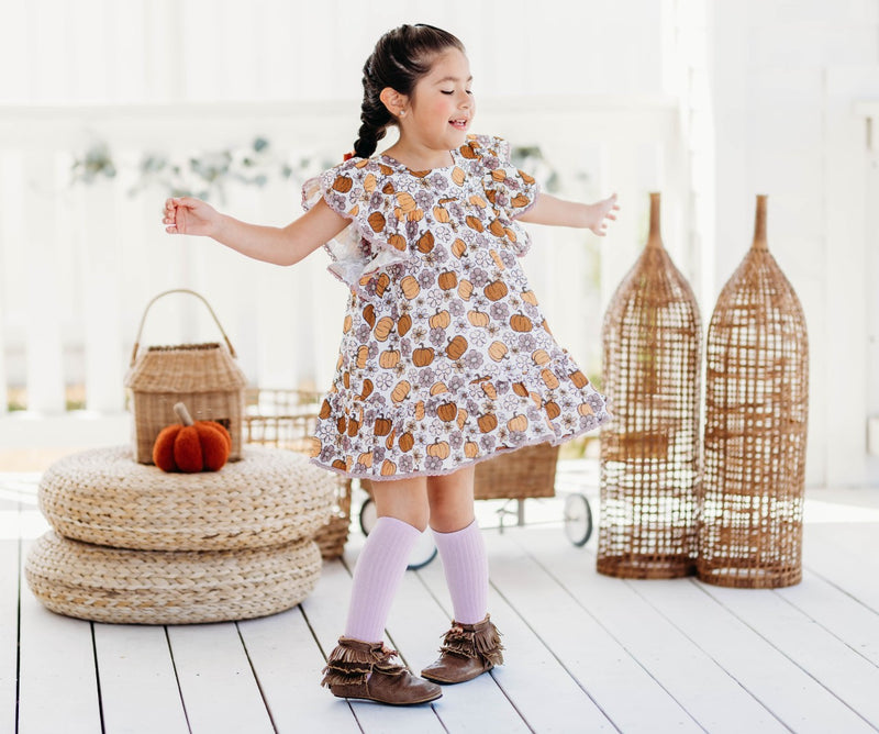 Nora Dress - Autumn Whimsy Bloom
