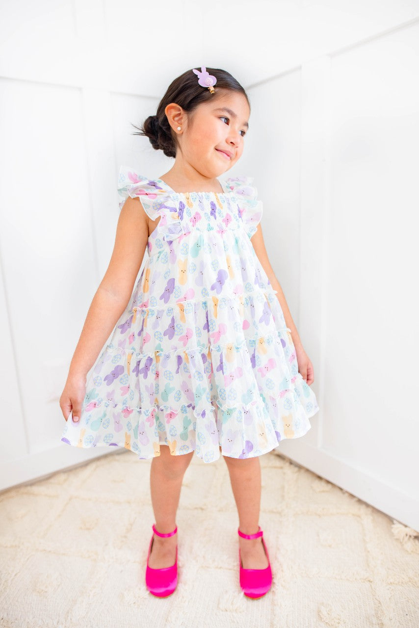 Brielle Shimmer Dress - Sweet Peep (Pre-Order)