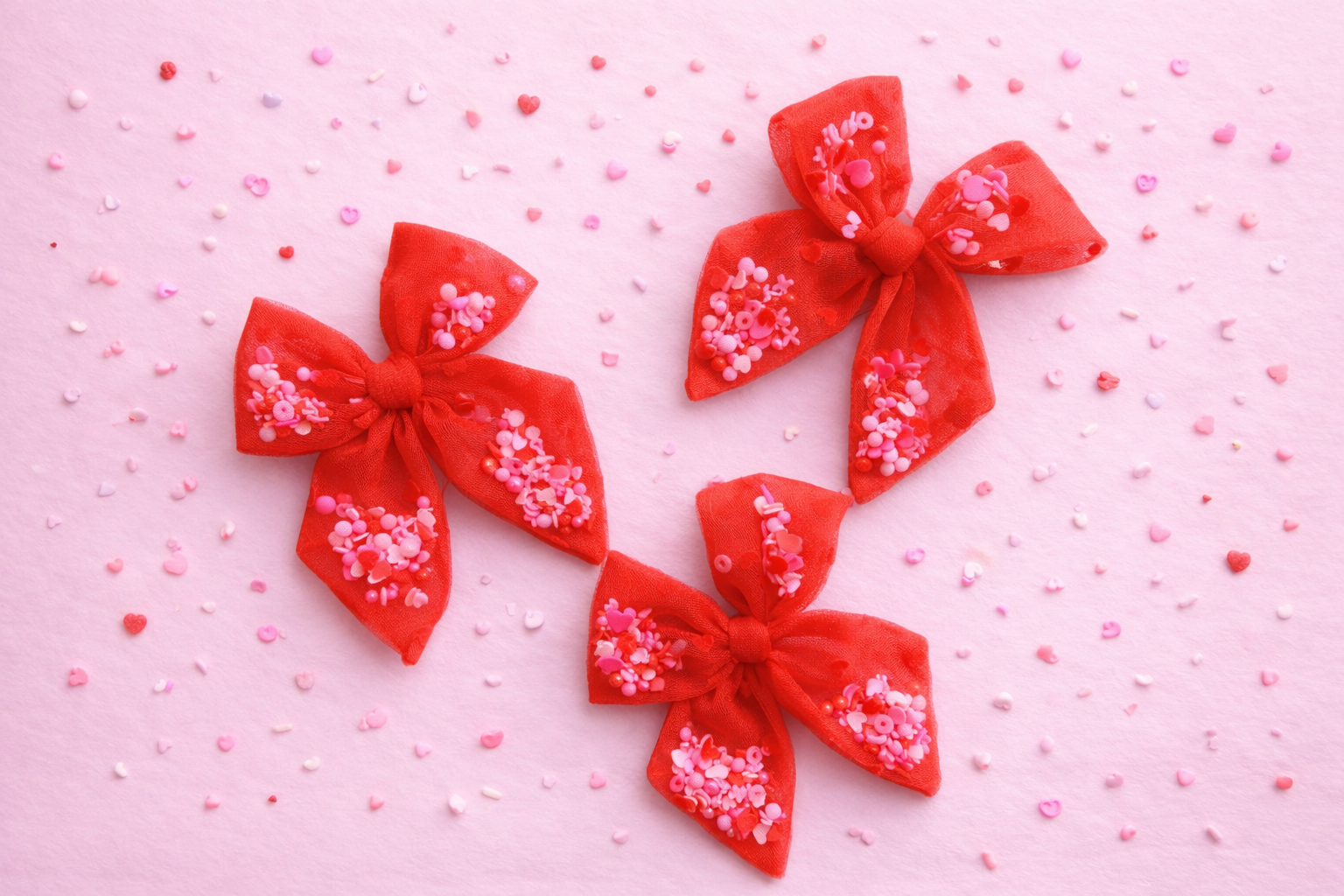 Mesh Shaker Bow - Darling