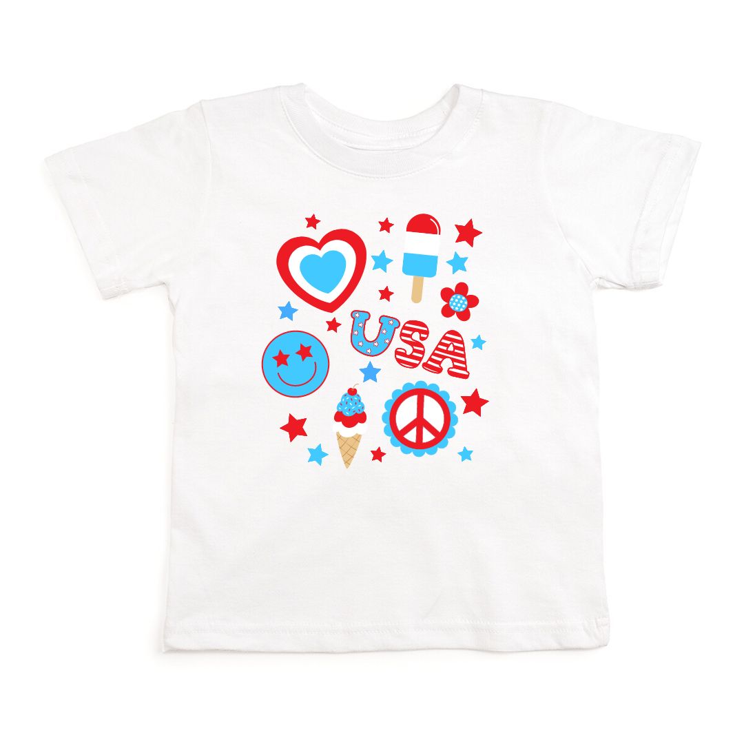 Sweet Wink Doodle Shirt - 4th of July