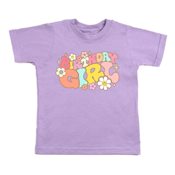 Sweet Wink Groovy Birthday Shirt - Lavender