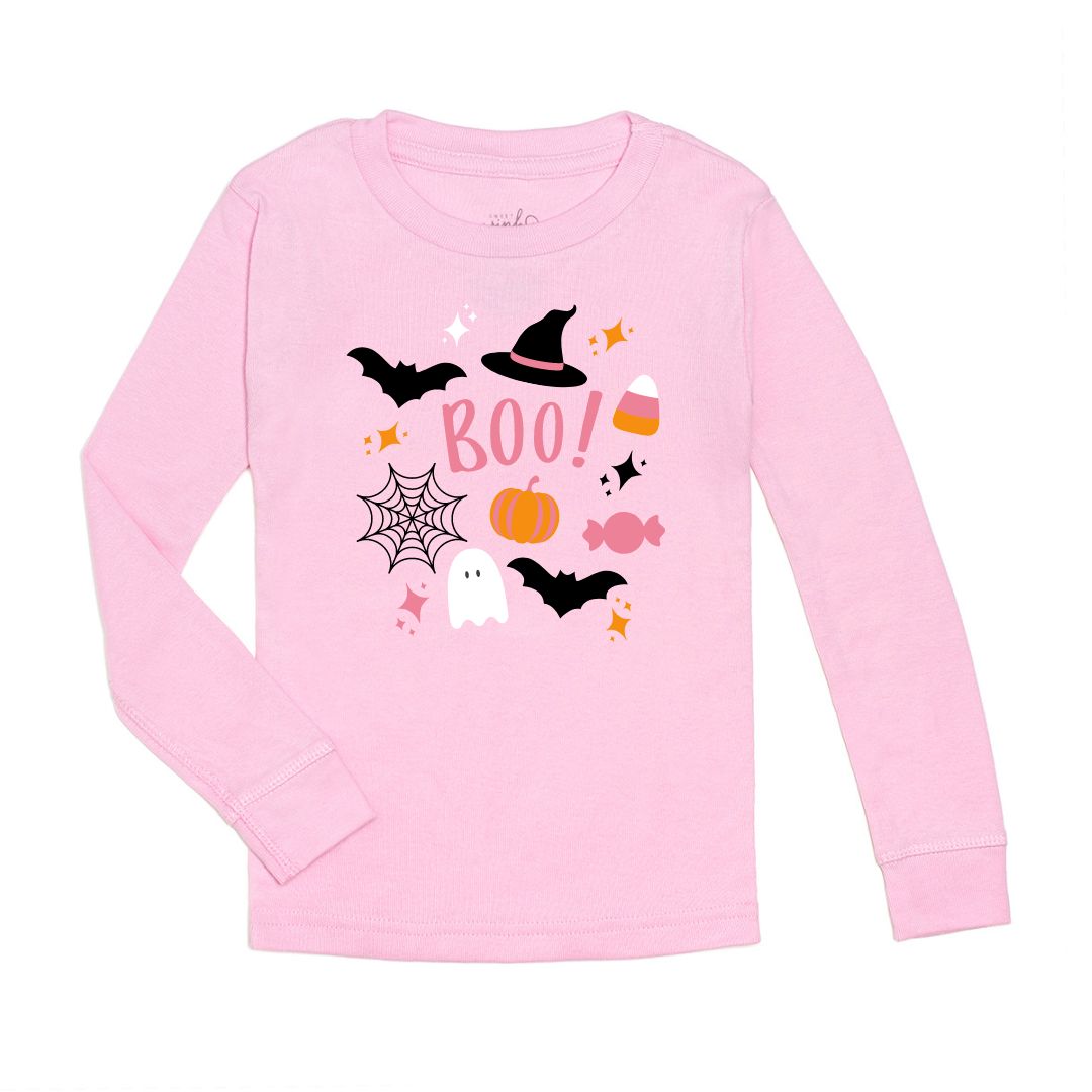 Sweet Wink Long Sleeve Shirt - Halloween Doodle