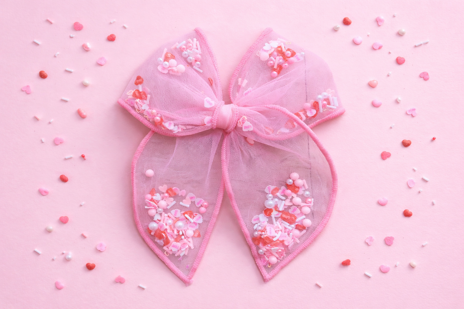 Mesh Shaker Bow - Feel the Love