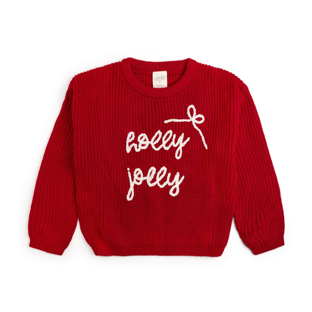Sweet Wink Knit Sweater - Holly Jolly Bow