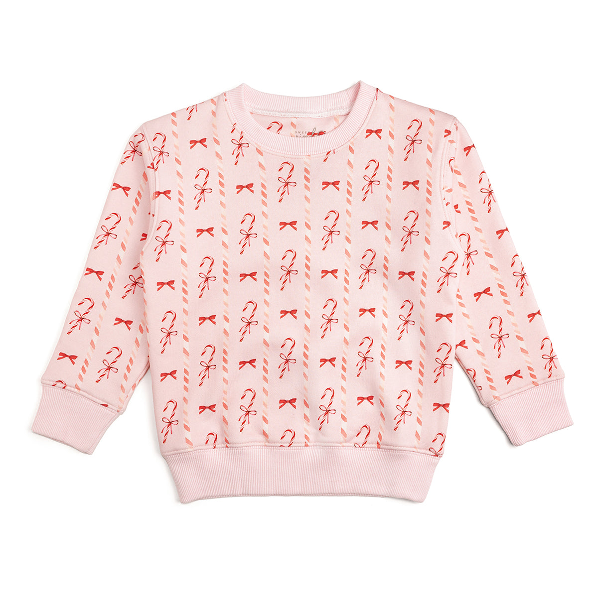 Sweet Wink Sweatshirt- Candy Cane Lane Christmas