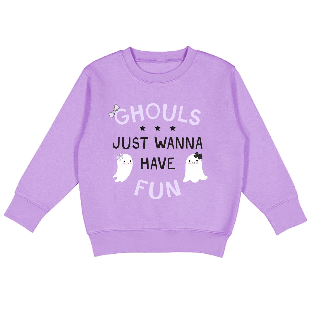 Sweet Wink Sweatshirt - Ghouls Just Wanna Have Fun