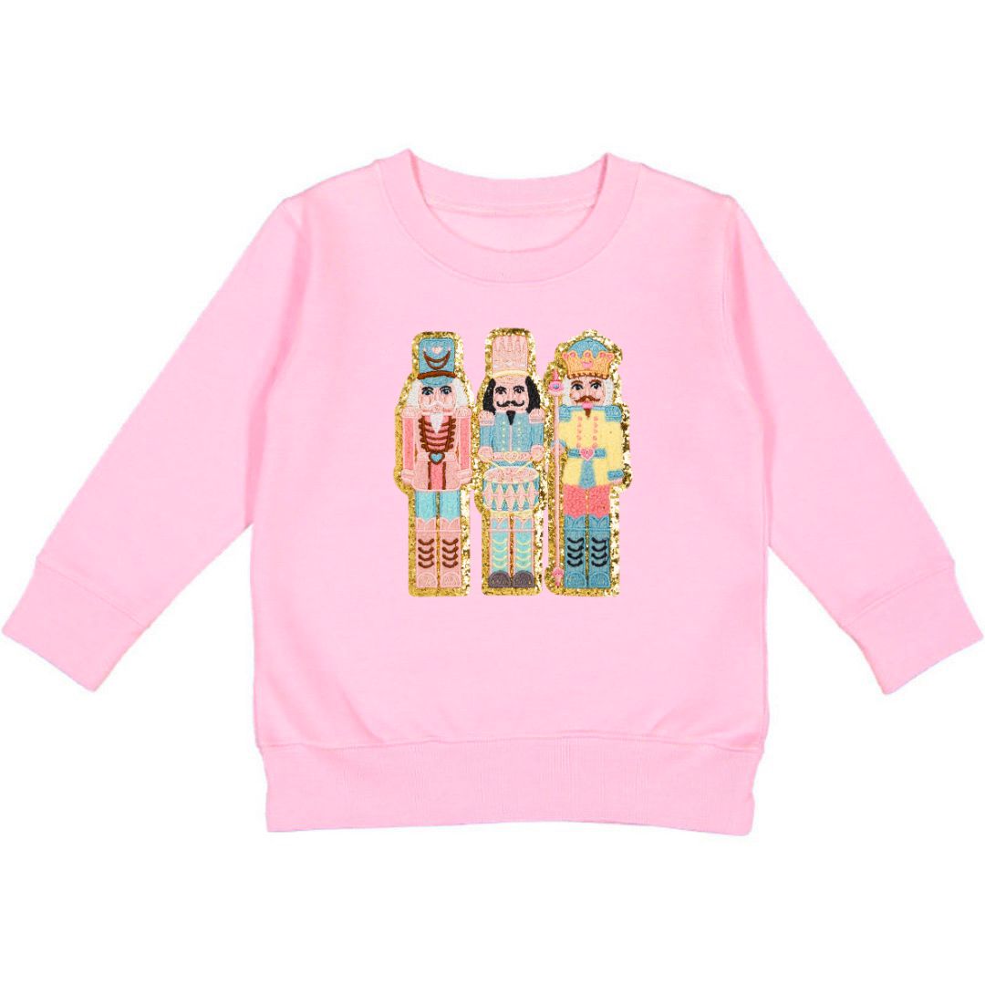 Sweet Wink Sweater - Nutcracker Patch Christmas Sweater