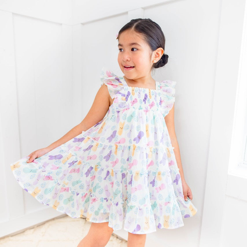 Brielle Shimmer Dress - Sweet Peep (Pre-Order)